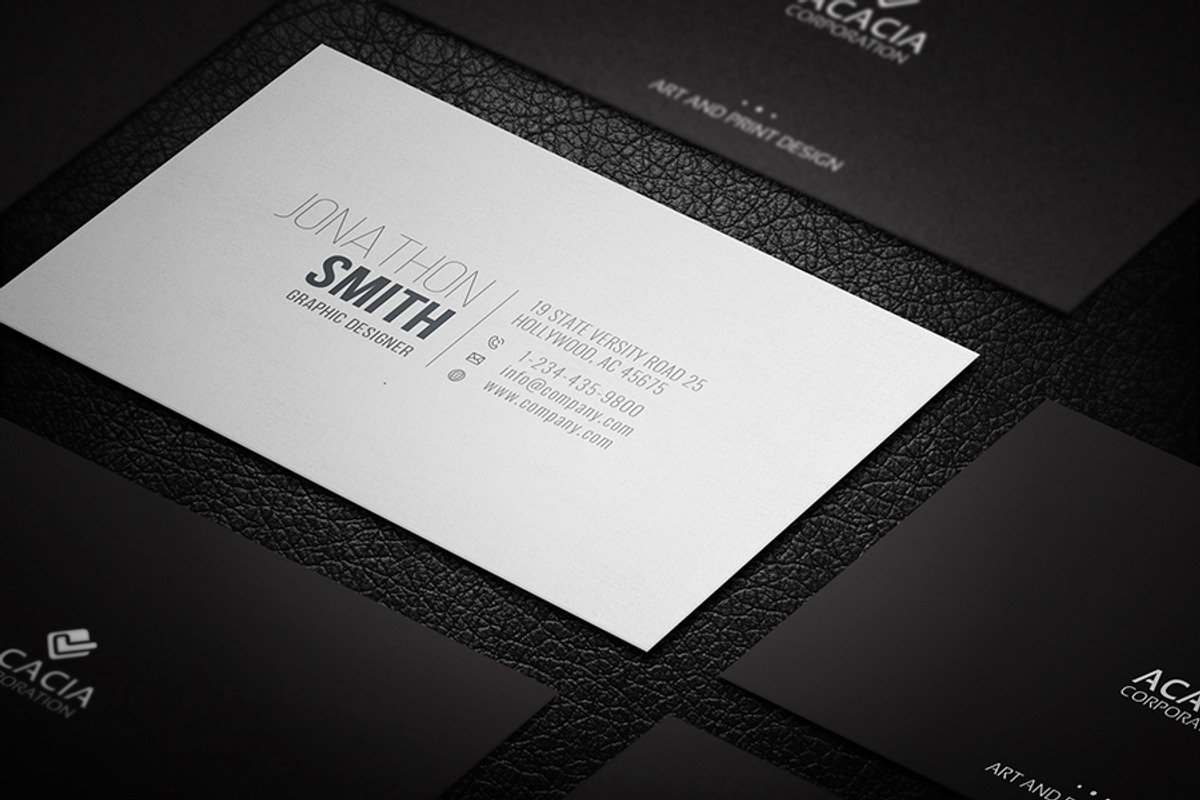 Simple and Elegant Business Card, a Business Card Template by DesignGhar (Photo 2 of 6)