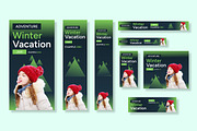 Winter Vacation Web Banner Ads Set, an UI Kit Template by CreativeShaper (Thumbnail 3 of 4)