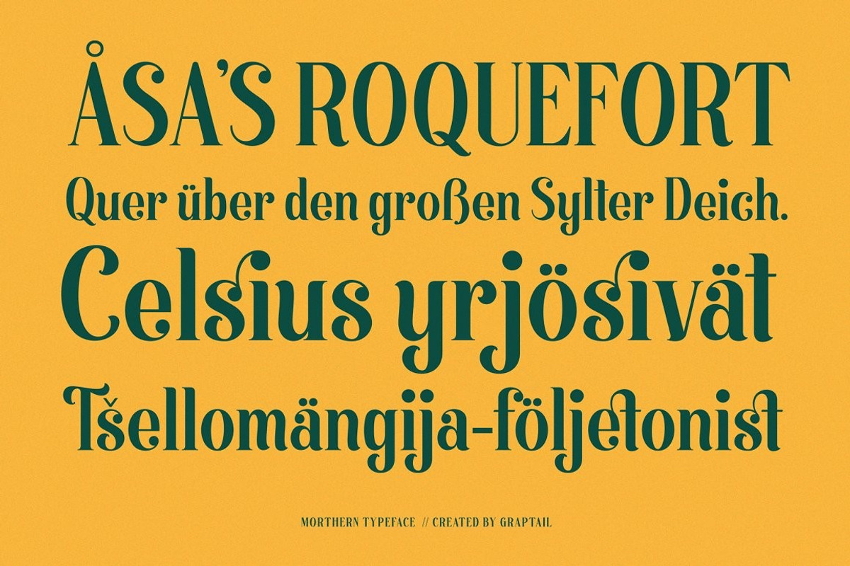 Morthern Font + Extras, a Handwritten Font by Graptail (Photo 12 of 14)