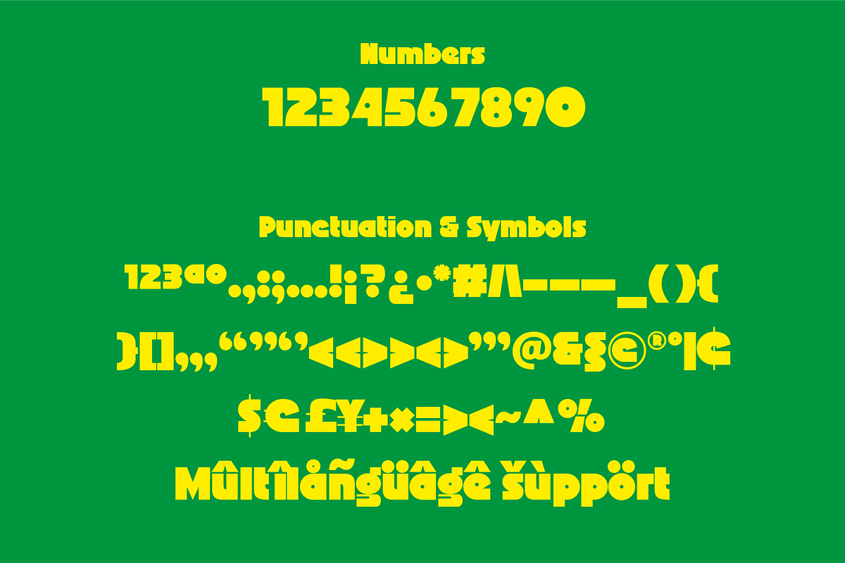 Brook Bold Fun Display Font, a Sans Serif Font by PeanutButter Type (Photo 5 of 5)