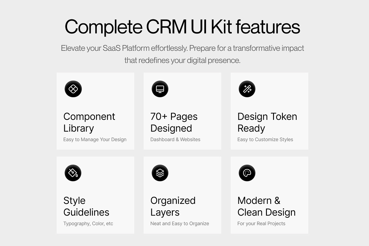 Venture - CRM Platform UI Kit, an UI Kit Template by dhuhacreative (Photo 5 of 8)