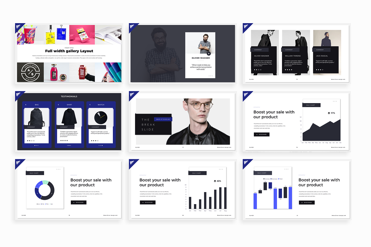Oliver Powerpoint template, a Presentation Template by Mikokit (Photo 12 of 16)