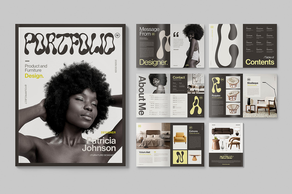 Portfolio Template, a Brochure Template by BrandPacks (Photo 1 of 5)