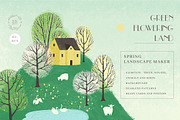 Green Flowering Land.Landscape maker, a Texture Illustration by Dinkoobraz (Thumbnail 1 of 11)