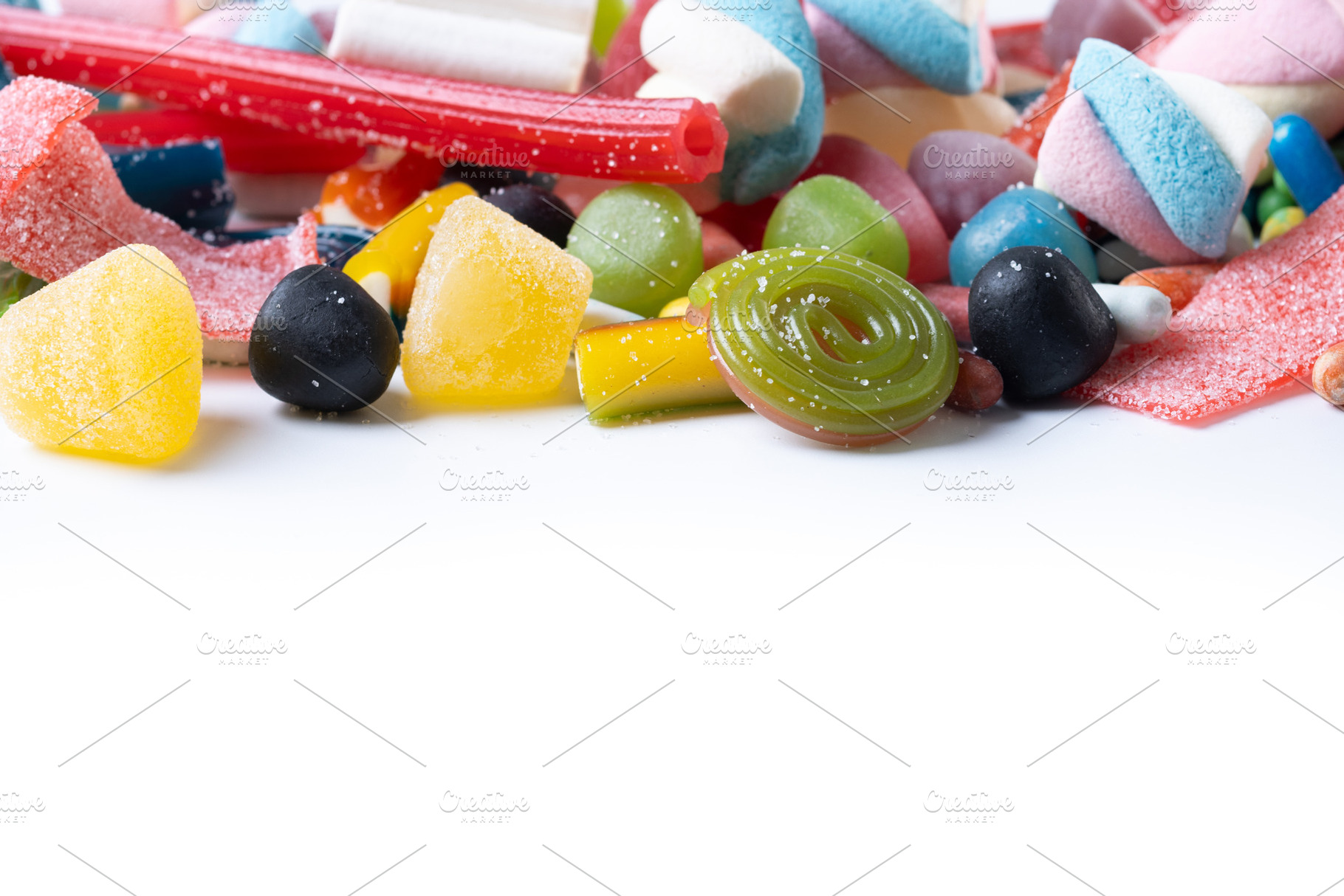 Colorful assortment of candies, a Food & Drink Photo by etorres69