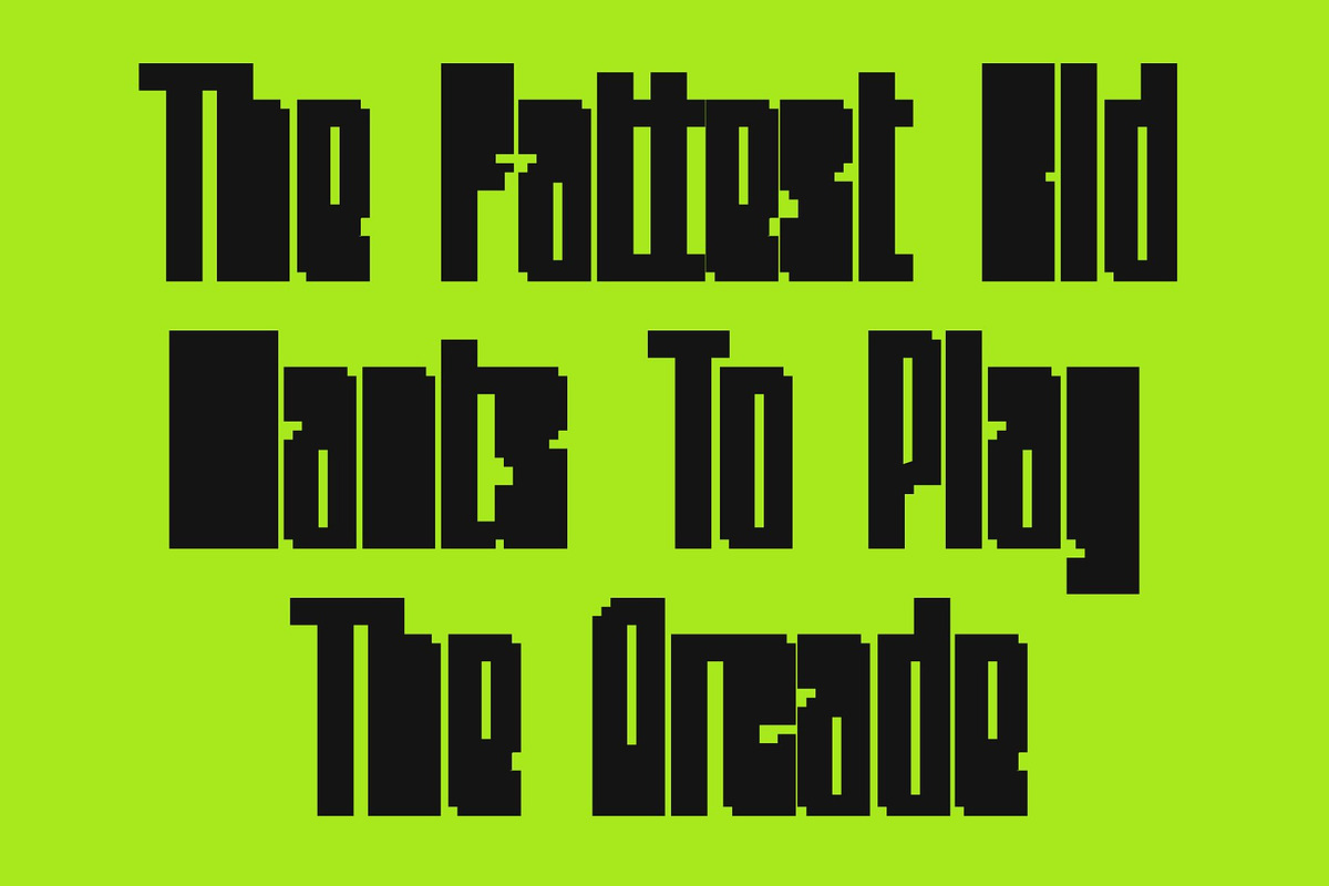 CS Milward Semipixel, a Sans Serif Font by Craft Supply Co. (Photo 7 of 8)