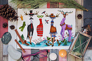 Fashion Christmas Deers Creator, an Object Graphic by Fluffy Unicorn (Thumbnail 6 of 7)