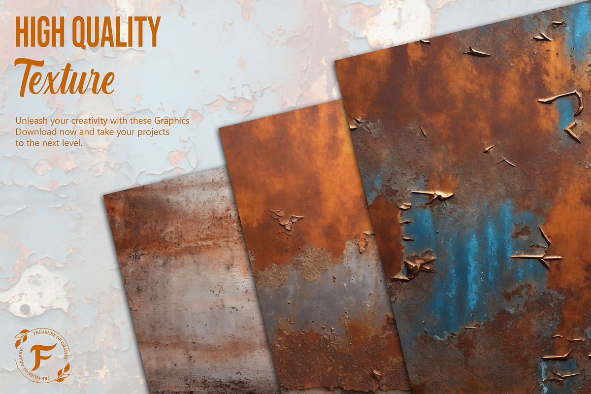 Rusted Metal Texture Background, a Texture Graphic by Forhadx5 (Photo 2 of 5)