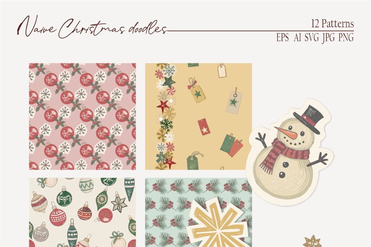 New Year Vector Graphics, an Object Graphic by Collection by VY (Photo 10 of 10)