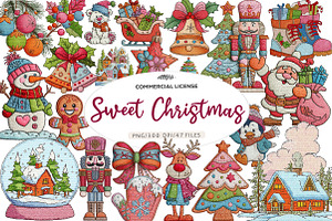 sweet christmas clipart, an Illustration by CreationArt