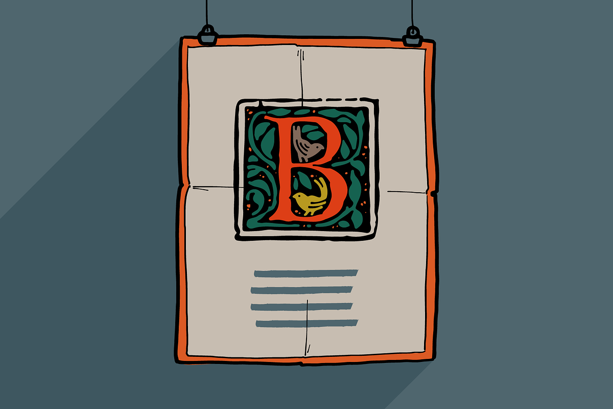 Medieval Beasts Initials, a Blackletter Font by kaer_shop (Photo 7 of 12)