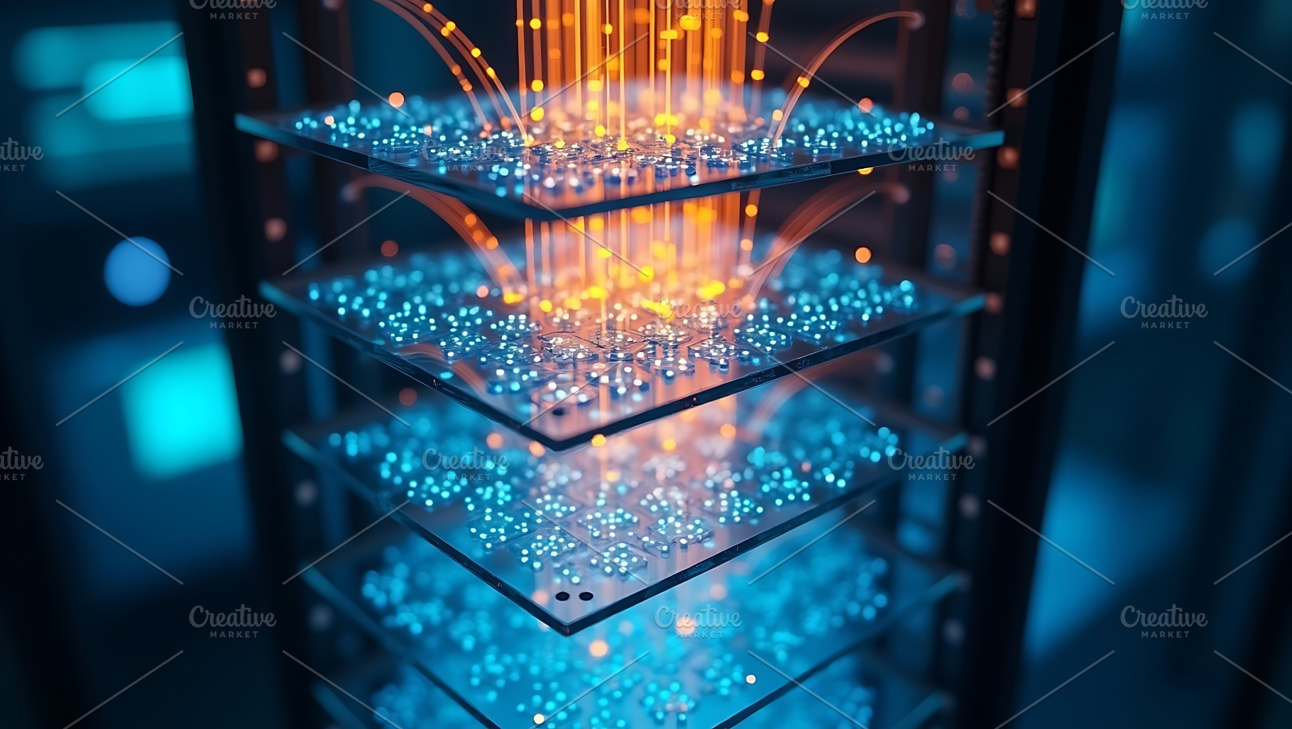 Advanced technology concept of data, a Technology Photo by Artonix