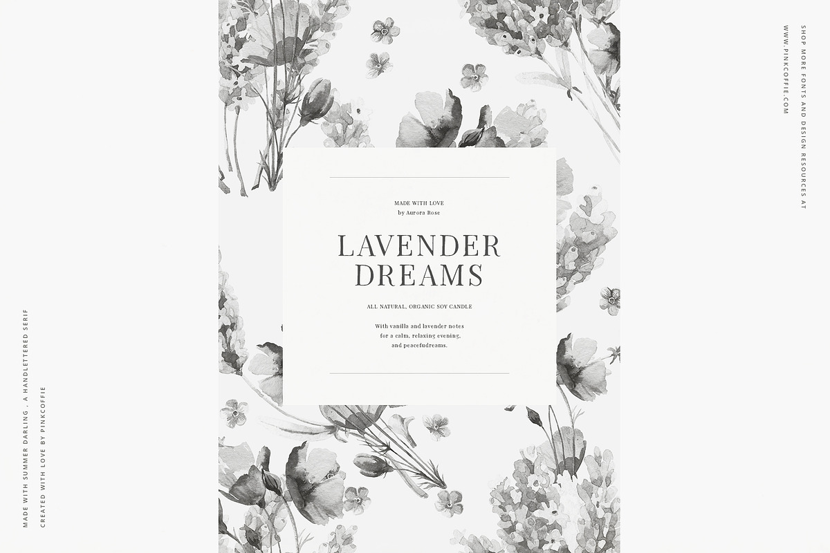 Summer Darlings | Handlettered Serif, a Serif Font by Pink Coffie (Photo 12 of 20)