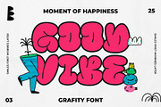 Begun Romet || Bubble Graffiti Font, a Handwritten Font by Ermedia Studio (Thumbnail 7 of 10)