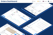 Orders, Sales Tracking Dashboard Web, an UI Kit Template by nagaredesignstudio (Thumbnail 1 of 5)