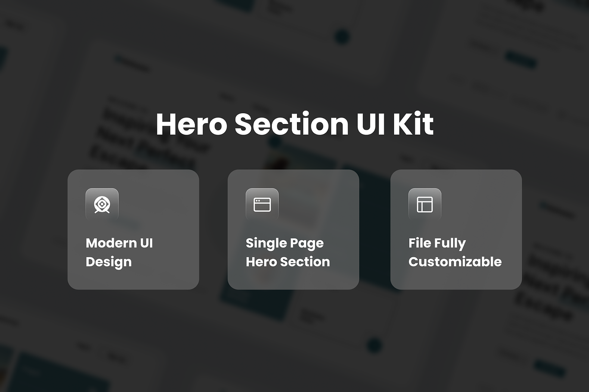 Getsoon-Travel Agency Hero Header, an UI Kit Template by SquidPixey (Photo 3 of 3)