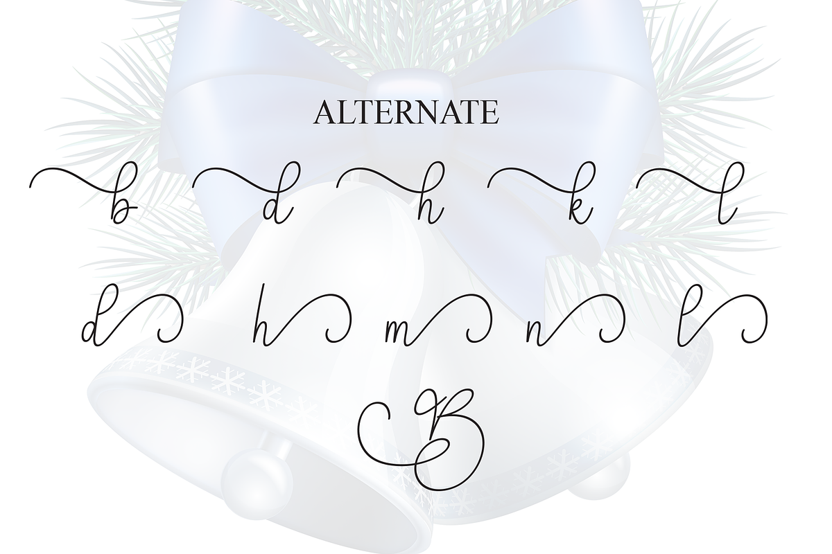 Bluebell | Script Font, a Handwritten Font by Scratchones (Photo 8 of 9)