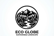 60 Eco Globe Landscape Silhouette, a Technology Illustration by Amazin_art (Thumbnail 32 of 44)