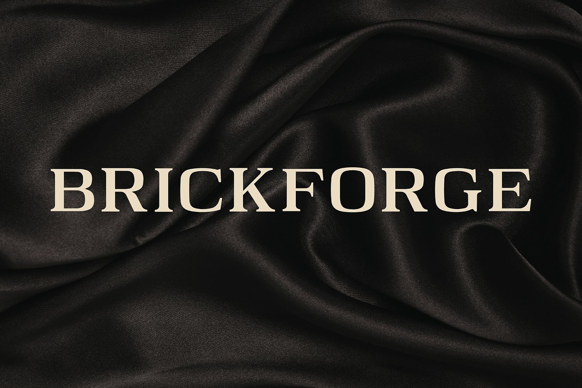 Brickforge Square Serif Display Font, a Serif Font by Voleshads (Photo 9 of 10)