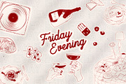 Friday Evening POSTERS, a Decorative Illustration by Mio Buono (Thumbnail 12 of 12)