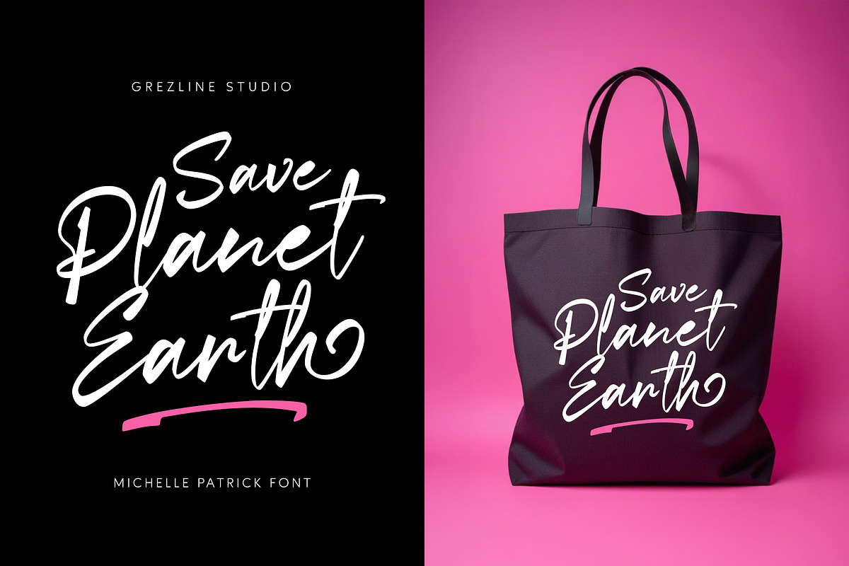 Michelle Patrick - Handwritten Font, a Handwritten Font by Grezline Studio (Photo 5 of 8)