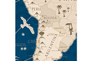 Kids World Map Vintage Vector, a Graphic by PorcuPen Works (Thumbnail 5 of 7)