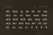 Gimen Elegant Ligature Serif Font, a Serif Font by Perfectype (Thumbnail 8 of 8)