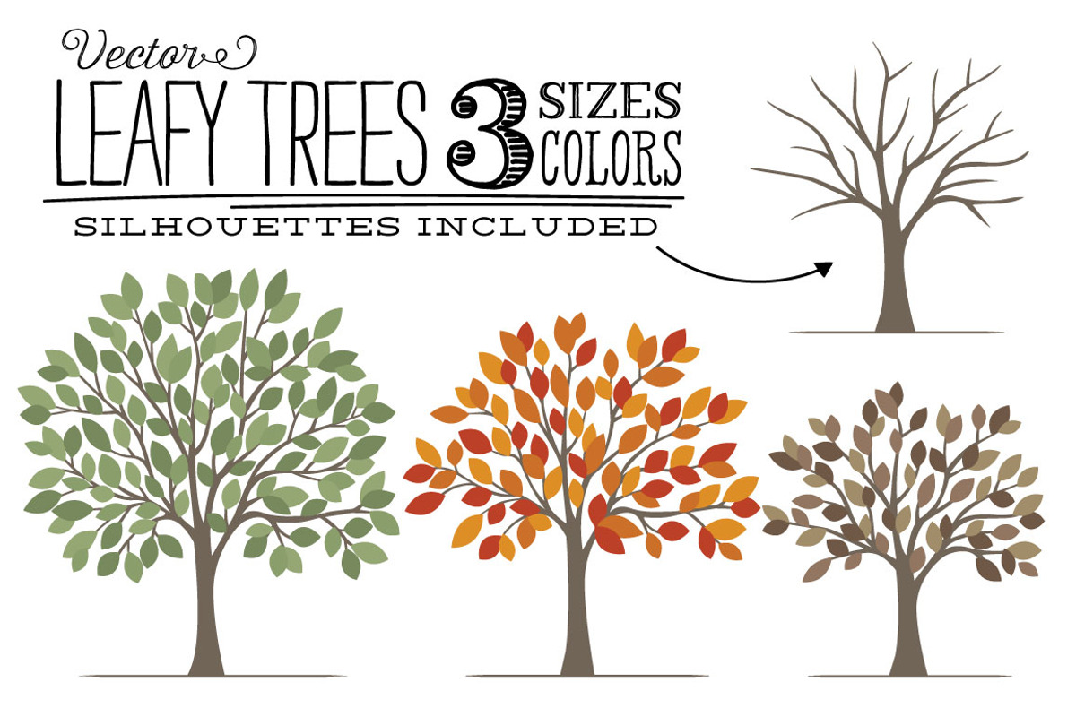 Leafy Trees, an Illustration by Illustrations by Jessie (Photo 1 of 3)