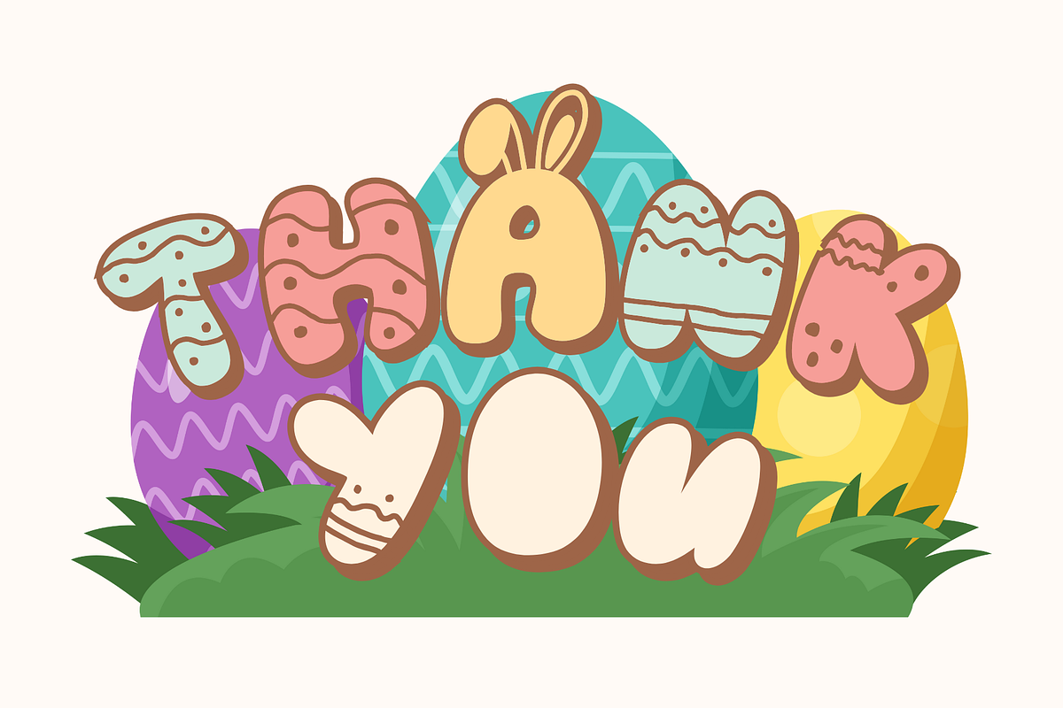 Easter Bunny is a Easter font, a Handwritten Font by Brown Cupple (Photo 5 of 5)