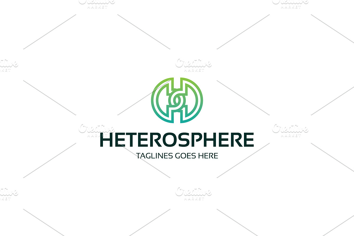 Heterosphere Letter H Logo, a Branding & Logo Template by ashenterprise (Photo 3 of 3)