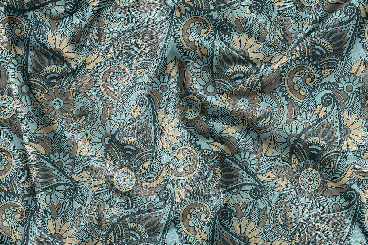 Seamless pattern in Folk style, a Pattern Graphic by palllna (Photo 3 of 6)