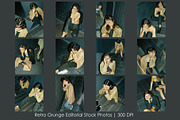 Retro Grunge Editorial Stock Photos, a Person Illustration by StockVerse Creative (Thumbnail 1 of 13)