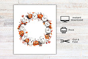 Watercolor Whimsy Halloween Frames, an Illustration by Canvas Craft (Thumbnail 8 of 8)