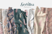 Grevillea Floral Pattern, a Pattern Graphic by Madebyia (Thumbnail 1 of 7)