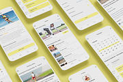 Running Club & Jogging Athletics App, an App Template by nagaredesignstudio (Thumbnail 1 of 2)