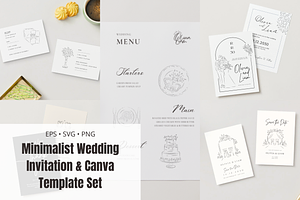 Wedding Essentials Line Art