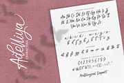 Adelliya Script, a Script Font by Weape Studio (Thumbnail 10 of 10)