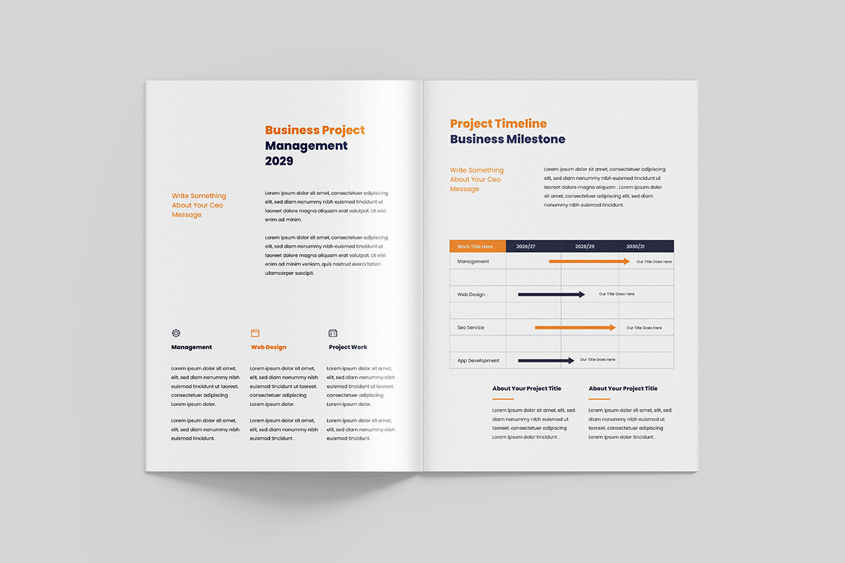 Annual Report Template, a Brochure Template by afsar.hossain (Photo 4 of 6)