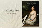Montague - Script & Rough Duo, a Script Font by Mneme (Thumbnail 8 of 11)