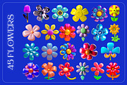Flower Fantasy: 3D Illustrations, an Object Graphic by marmarina (Thumbnail 2 of 7)