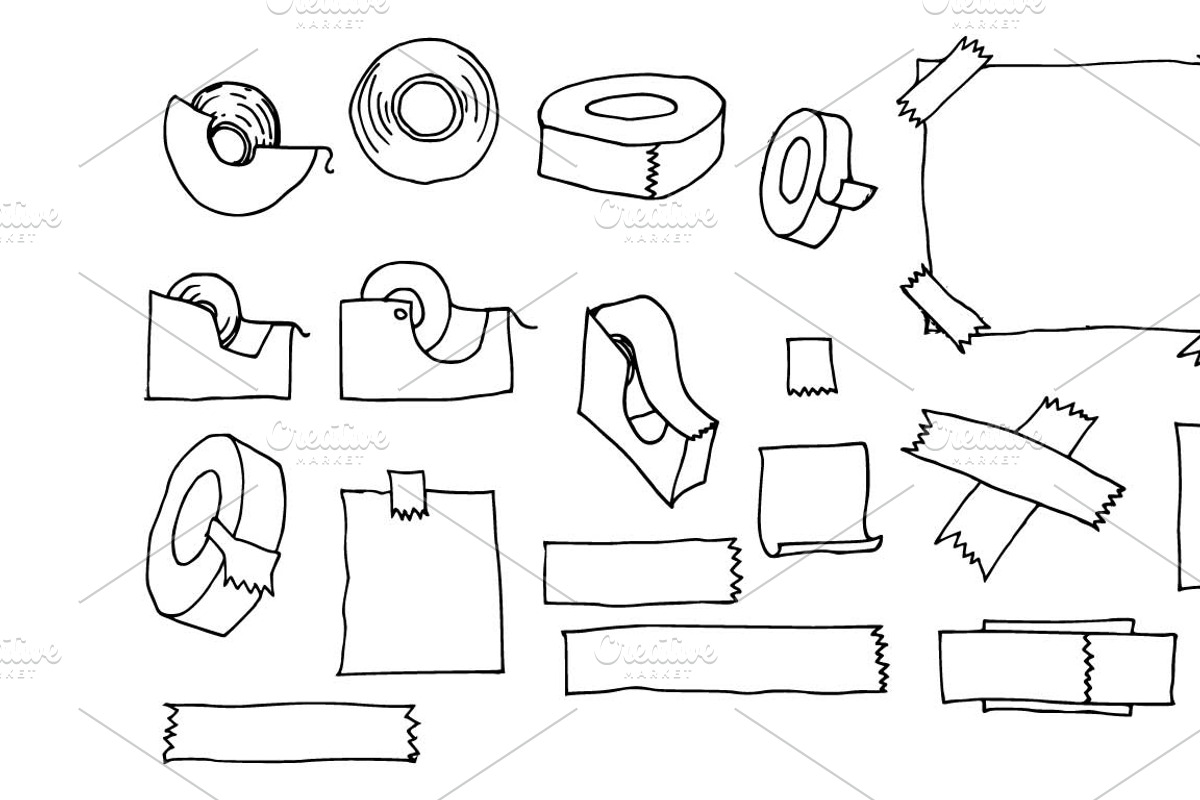 4657 Hand Drawn doodle elements, an Education Illustration by TKDoodle (Photo 77 of 77)