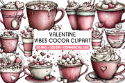 Valentine Vibes Cocoa Clipart, an Illustration by Daily.Designs (Thumbnail 1 of 7)