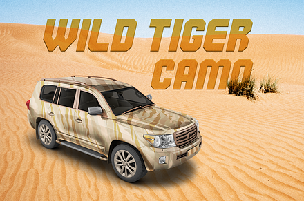 Wild Tiger Camo | Vector