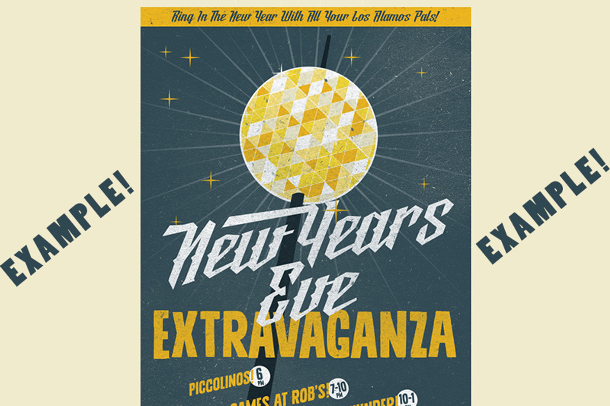 New Year's Eve Party Flyer, a Flyer Template by Ryder Doty (Photo 4 of 4)