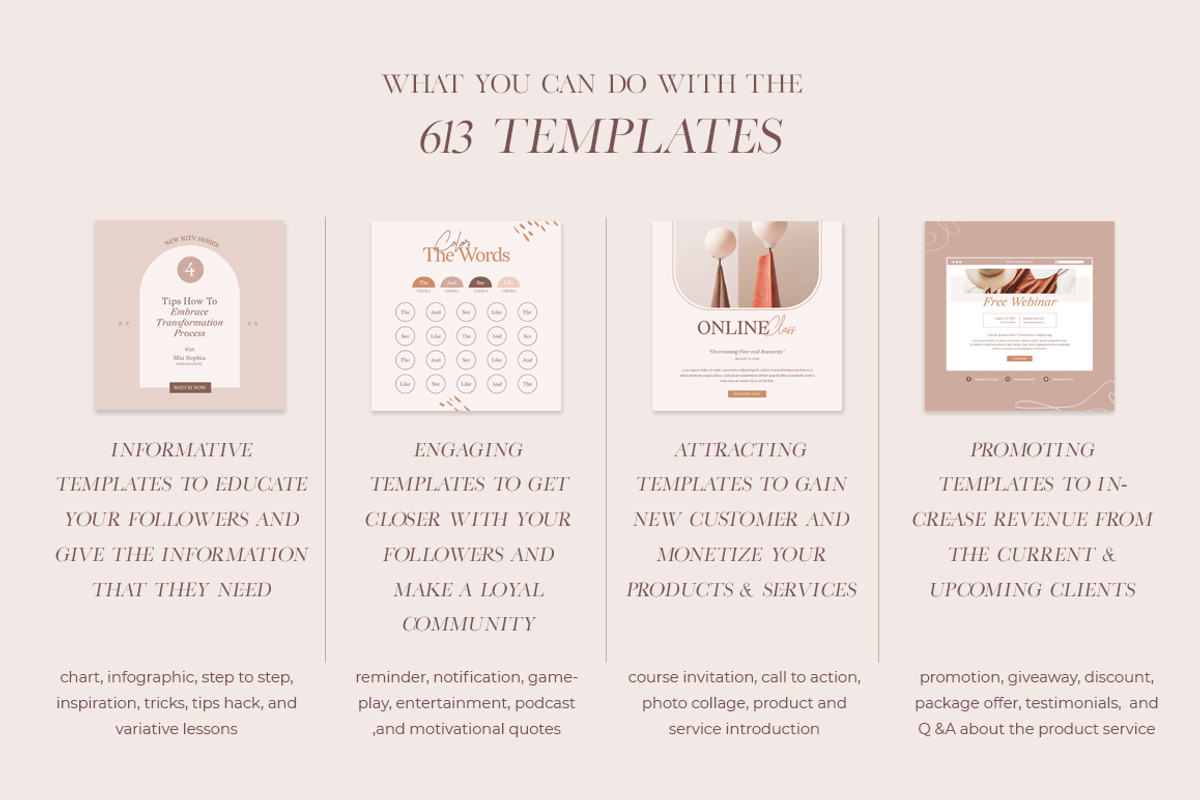 Wellness Instagram Creator CANVA PS, a Social Media Template by Eviory (Photo 3 of 48)