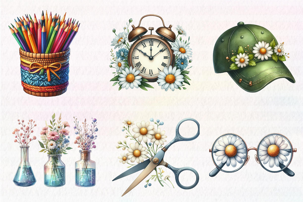 Fun School Activities Clipart, an Illustration by CreationArt (Photo 2 of 5)