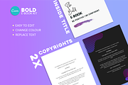 Canva Bold Ebook Template, a Templates & Theme by ZohairKhanLtd (Thumbnail 2 of 9)