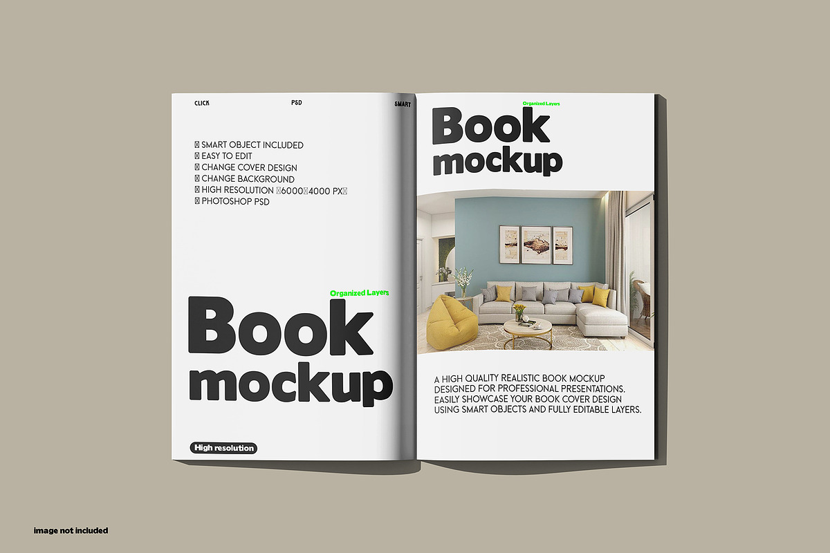 Book Mockup Set, a Books & Magazine Mockup by pixelmock (Photo 11 of 12)