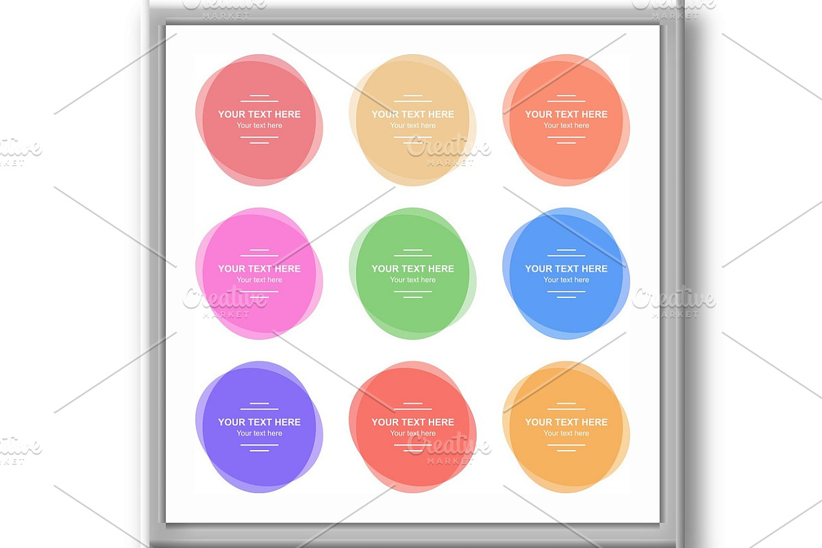 Set of Vector Colorful Banners, a Decorative Illustration by FineArtStudio (Photo 3 of 3)