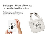 Cute doodle garden bugs, an Animal Illustration by Liz Pengilley Studio (Thumbnail 4 of 4)